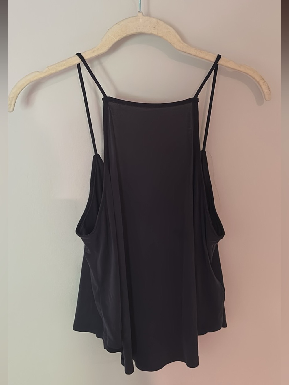 silence + noise Black Spaghetti-Strap Cami